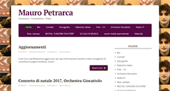 Desktop Screenshot of mauropetrarca.it